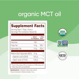 Organic MCT Oil – Unflavored – 32 oz – Keto-Friendly