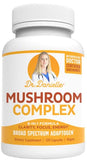 Best Organic Mushroom Complex - Immune Assist Support - Lion's Mane, Cordyceps and Reishi - Adaptogen Supplement - Wellness, Stress Relief, Memory & Cognitive Support, Dr. Danielle - 120 Veggie Caps