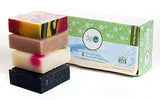 360Feel Assorted Handmade Soap Bars Womens Mens Romantic Anniversary Wedding Gift Set, Large, 20 Oz (Pack of 4)