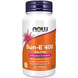 NOW Supplements, Sun-E™ 400 IU with d-alpha Tocopherol from Non-GMO Sunflower Oil, 60 Softgels