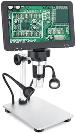 Microscope Accessories Kit Digital Microscope 50-1200X Electronic Video Microscopes Microscope Slides (Color : GD7010 7.0inch 12MP)