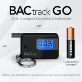 BACtrack Go Keychain Breathalyzer (Black) | Ultra-Portable Pocket Keyring Alcohol Tester for Personal Use