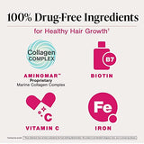 Viviscal Hair Growth Supplements for Women to Grow Thicker, Fuller Hair, Clinically Proven with Proprietary Collagen Complex, 60 Count (Pack of 1), 1 Month Supply