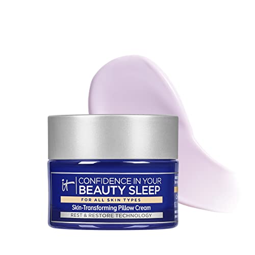IT Cosmetics Confidence in Your Beauty Sleep Night Cream - Visibly Improves Fine Lines, Wrinkles, Dryness, Dullness & Loss of Firmness - With Hyaluronic Acid