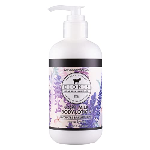 Dionis - Goat Milk Skincare Scented Lotion (8.5 oz) - Made in the USA - Cruelty-free and Paraben-free (Lavender Vanilla)