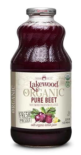 Lakewood Organic Beet Juice, 32 Fl Oz (Pack of 1) Package May Vary