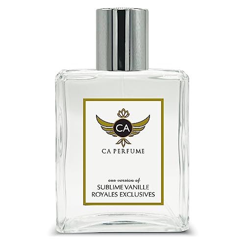 CA Perfume Impression of Sublime Vanille Royales Exclusives For Women & Men Replica Fragrance Dupes Eau de Parfum Spray Bottle 3.4 Fl Oz/100ml-X1