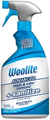 Bissell Woolite Advanced Stain & Odor Remover + Sanitize, 22floz