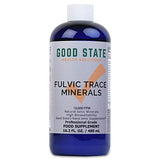 Good State | Liquid Ionic Trace Minerals Blend with Fulvic Acid for Optimal Absorption | Trace Mineral Drops for Water for Essential Overall Health Support | 96 Servings at 125 Mg | 16 Fl oz Bottle