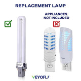 VEYOFLY - 1 Replacement Lamp, Insect Trap, Insect Catcher, Indoor Fly Trap, Indoor Flea Trap, Home Safer, Mosquito & Indoor Fly Trap & Sticky Glue, Moth Fly (Device is not Included)