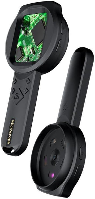 Microscope, Digital Microscope,Holding Magnifying Glasses，2.8’’ IPS Eye-Protecting Screen,2 MP,4 Zoom Buttons,1000x Magnification,15 LED Lights,with 8GB Card Christmas,Birthday,Edu Gifts.