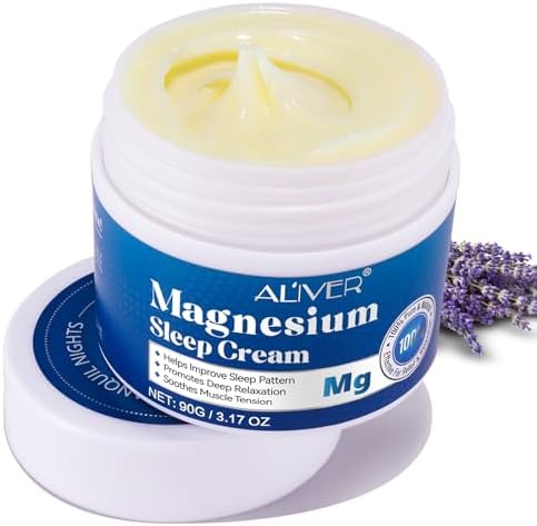 Magnesium Cream 3.17oz, Magnesium Oil for Feet, Magnesium Lotion, Magnesium Cream for Feet Organic, Soothes Muscle Tension, Apply to Legs, Arms or Chest - Topical Magnesium Chloride