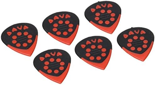 Dava, JAZZ GRIP PICKS-HANG BAG 6 RED DERLIN (9024)