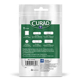 Curad First Aid Portable Pack, Ideal for Travel, Carry-on, Backpacks, Water Resistant Pouch, Variety Size Bandages, Alcohol Swabs, 12 Packs