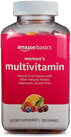 Amazon Basics Women's Multivitamin, 300 Gummies (150 Servings) (Previously Solimo)