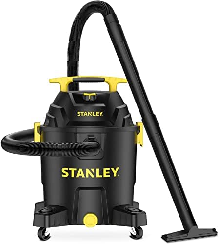 STANLEY SL18701P-10A Wet/Dry Vacuum,10 Gallon Shop Vacuum, 6.0 Peak HP Wet/Dry Vac with Blower Drain Function, 1-7/8" Hose, Shop Vacuum Wet and Dry for Car, Home, Garage, Wet Dry Vacuum Cleaner, Black