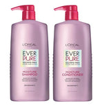 L'Oreal Paris EverPure Moisture Sulfate Free Shampoo and Conditioner Set, Hair Care for Color-Treated Hair with Rosemary Botanicals, 1 Kit