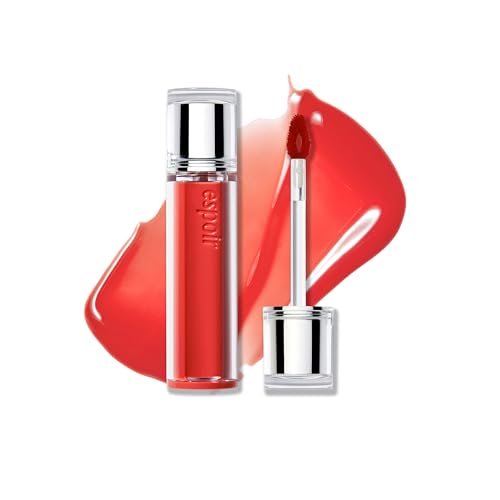 Espoir Couture Lip Tint Glaze #16 Marmalade 0.14oz | Volumizing Lip Stain with Syrupy Shine | Long-Lasting & Vibrant Color for Radiant Lip Look | Moisturizing & Glossy Lip Tint | Korean Lip Makeup