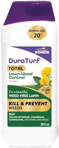 Bonide DuraTurf 29 oz Total Lawn Weed Control Concentrate, Kills and Prevents Weeds