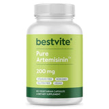 BESTVITE Artemisinin 200mg (60 Vegetarian Capsules) - No Stearates - No Flow Agents - Vegan - Non GMO - Gluten Free