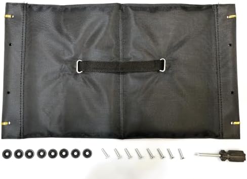 10266 Nitro rollator seat Replacement,10.5"*18",w/Hardware and Tools,(12.Seat/Hdwr 1026608,13.Folding Strap Assy 1026609.),for Standard Model and Tall Model,1Ea,Black