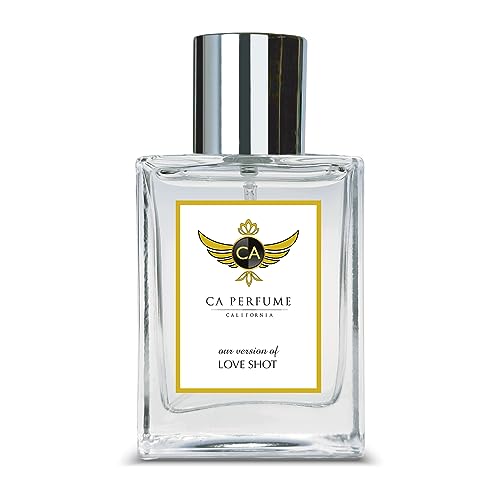 CA Perfume Impression of Love Shot For Women & Men Replica Fragrance Dupes Eau de Parfum Spray Bottle 1.7 Fl Oz/50ml-X1