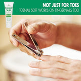 Toenail Soft Temporary Nail Softening Cream for Thick, Hard Toenails with Aloe 1 Oz (2-Pack)