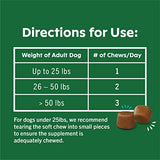 GREENIES Supplements Hip & Joint Supplements for Dogs With Glucosamine and Chondroitin, 30 Count Chicken-Flavor Soft Chews Dog Joint Supplements