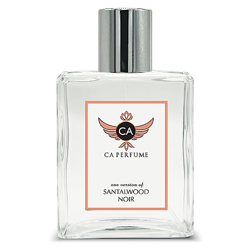CA Perfume Impression of Santalwood Noir For Women & Men Replica Fragrance Dupes Eau de Parfum Spray Bottle 3.4 Fl Oz/100ml-X1