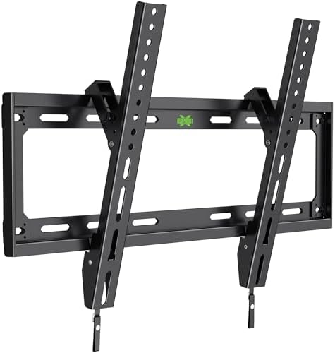 USX Mount UL Listed TV Mount Low Profile for Most 26-60" Flat Screen LED, LCD, Curved TVs, TV Wall Mount Bracket Tilt VESA 400x400mm- Up to 99lbs, Quick Lock and Release to Mounts on 12" 16" Stud