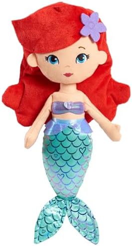Disney Princess So Sweet Princess Ariel, 13.5-Inch Plush with Red Hair, The Little Mermaid