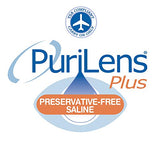 PuriLens Plus Preservative Free Saline Three 4 Fl Oz(120-mL) Bottles