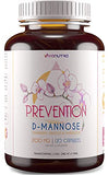 D Mannose Capsules 2000 MG Per Day - With Cranberry Pills for Urinary Tract Infection - Fast-Acting Pills For Bladder Health, UTI, Flush Impurities, d-mannose 4-in-1 Formula for men and women 120CT