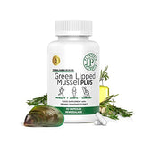 New Zealand - Green Lipped Mussel for Humans - 19,000mg Serving - Dried Freeze Perna Canaliculus with Omega 3 - Support Joint Mobility & Circulation - Non GMO & Gluten – 60 Capsules