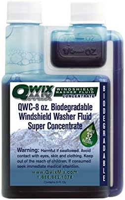 Windshield Washer Fluid Concentrate, 1 Bottle Makes 32 Gallons, 1/4 oz. Makes 1 Gallon 100% Biodegradable