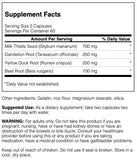 SWANSON Milk Thistle Dandelion & Yellow Dock Detoxification Support 120 Caps
