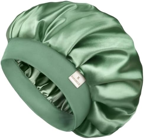 YANIBEST Bonnet for Men Hair Bonnet for Sleeping Double Layer Satin Bonnets for Black Women Curly Hair Braids