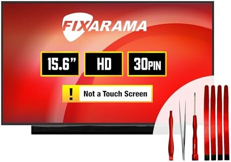 Screen Replacement for Lenovo IdeaPad 3 15ADA05 81W1 Grade A+ Matte HD 30pin Non-Touch 15.6" LED LCD Display with Tools Tape