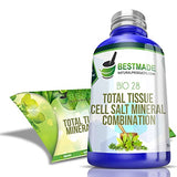 Total Tissue Cell Salt Mineral Combination, 300 pellets, Helps Your Body Absorb and Use Nutrients, Helps Increases Energy Levels, Helps Improves Sleep Patterns, Overall Health and Vitality, Bio 28