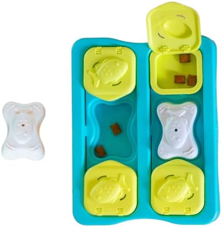 Catstages Kitty Cube Interactive Cat Treat Puzzle, Blue