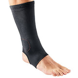 ACE Brand Compression Ankle Support, Small/Medium, Black, 1/Pack