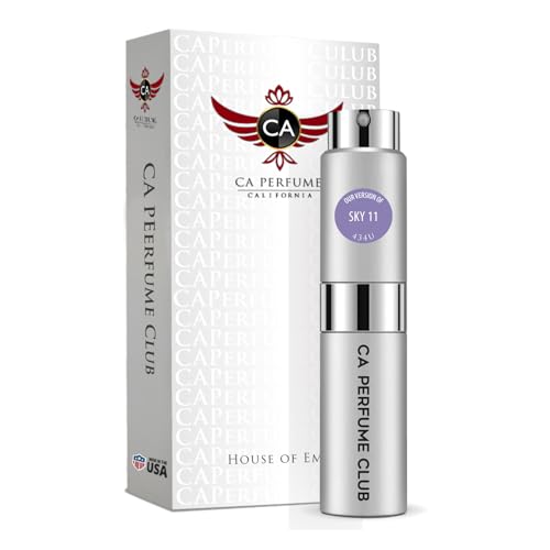 CA Perfume Impression of Emra Sky 11 For Women & Men Fragrance Eau de Parfum Spray Refillable Bottle 0.27 Fl Oz/ 8ml