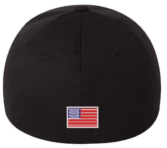 MAGA Great TMP DARK MAGA Embroidered Flex Fit Hat with back USA FLAG patch (Adjustable) Flag on Flex Fit only Not Adjustable Trump 2024, Trump Supporter Trump Merchandise MAGA Support Hat