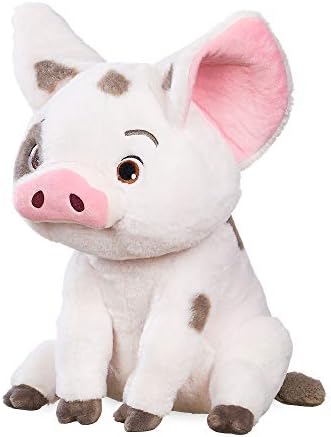 Disney Store Official Pua Plush, Moana, Medium 13 Inches, Iconic Cuddly Toy Character with Embroidered Eyes and Soft Plush Features, Suitable for All Ages 0+