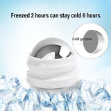 Cold Massage Roller Ball - Cryosphere Metal, Stays Cold for 6 Hours, Polar Healing Experience, Polar Roller Ice Ball Massage, Rapidly Relieve Muscle Pain and Tension