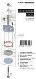 DUST COMMANDER DUST-SP Anti-Crushing Valve for Plastic Barrel / Cyclonic Filter