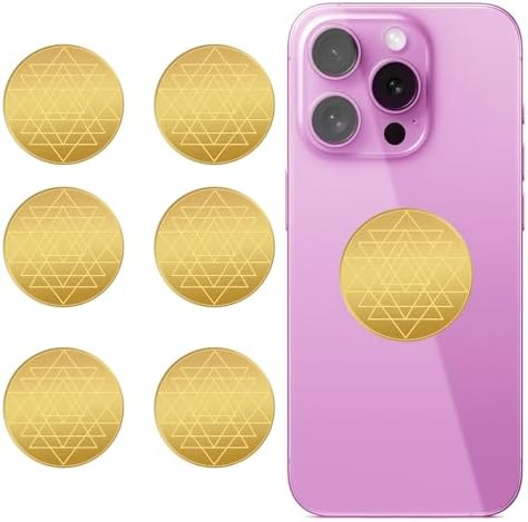 6 Pcs Protection Stickers for Cell Smart Phones, Laptops, Tablets, TV, Monitors - All Devices Effective Protector Blockers Equipment Stickers Blocker for Cell Phone Great Gift for Anyone (Round)