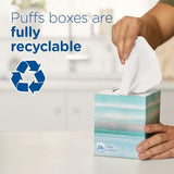 Puffs Plus Lotion Facial Tissues, 8 Family Boxes, 124 Facial Tissues per Box, Allergies and Colds