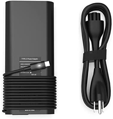 130W USB C Type C Laptop Charger Replacement for Dell XPS 15 17 2in1 9575 9500 9700,Dell Precision 5530 2in1 5550 5750,DA130PM170 HA130PM170 0M0H25 T4V18 0K00F5 M0H25 K00F5 Laptop Power Cord