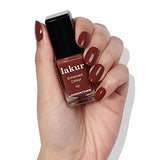 LONDONTOWN Hot Chocolate Brown Glossy Nail Polish, Oud Mood lakur, Vegan Chip-Resistant Long-Lasting Nail Lacquer, 40 fl oz